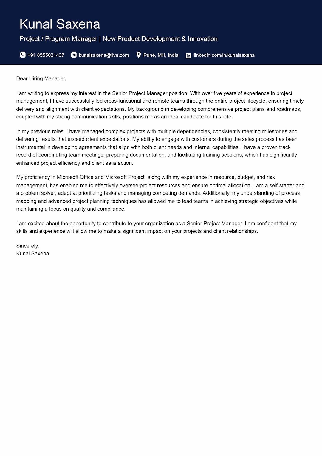 ats resume template with colored header on top